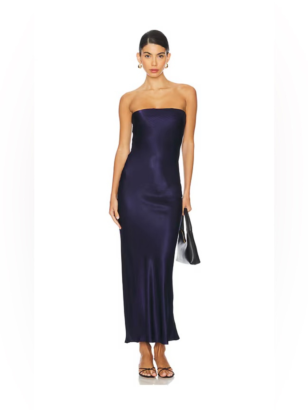 SNDYS x REVOLVE Angel Strapless Midi Dress in Navy